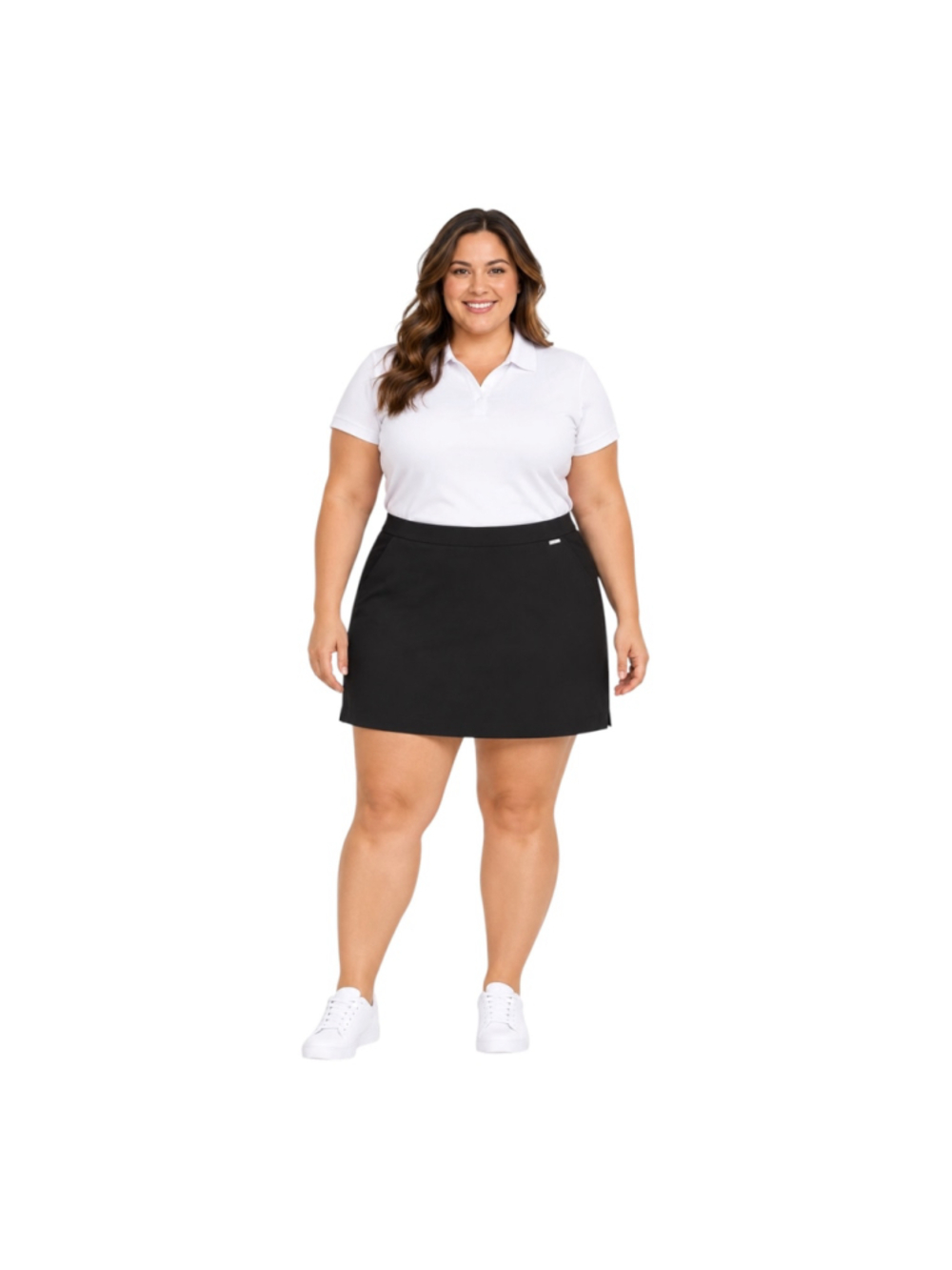 Rafaella Black Pull On Skort Women’s XXL Pockets Golf Tennis
